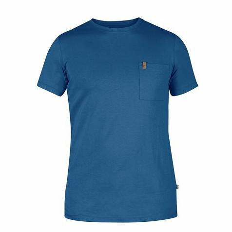 Fjallraven Men Övik T-Shirt Blue PH150883 Philippines